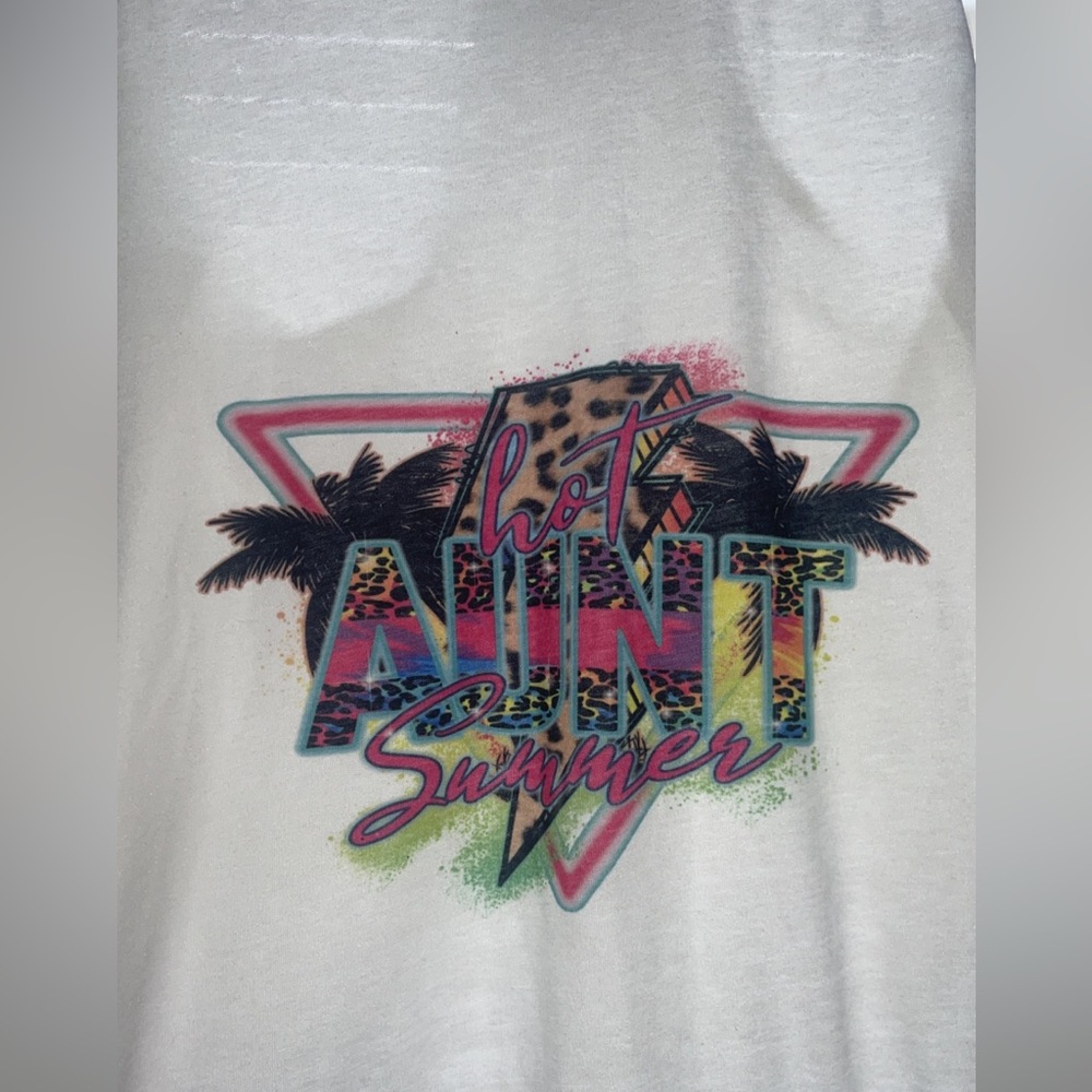 New Hot Aunt Summer T-shirt